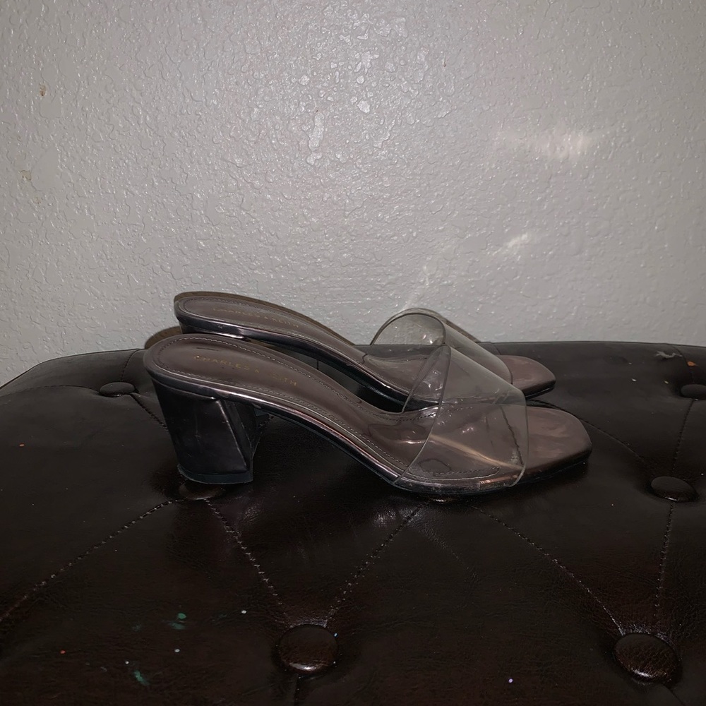 Charles & Keith Clear Sandals